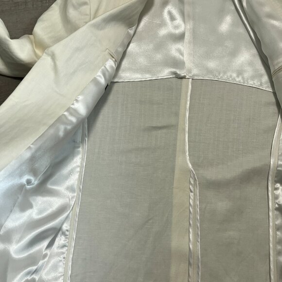 Alfani Mens Dinner Jacket Blazer Size Medium NWT White Wedding Season NWT - Picture 10 of 11